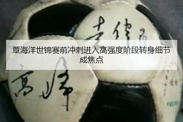覃海洋世锦赛前冲刺进入高强度阶段转身细节成焦点